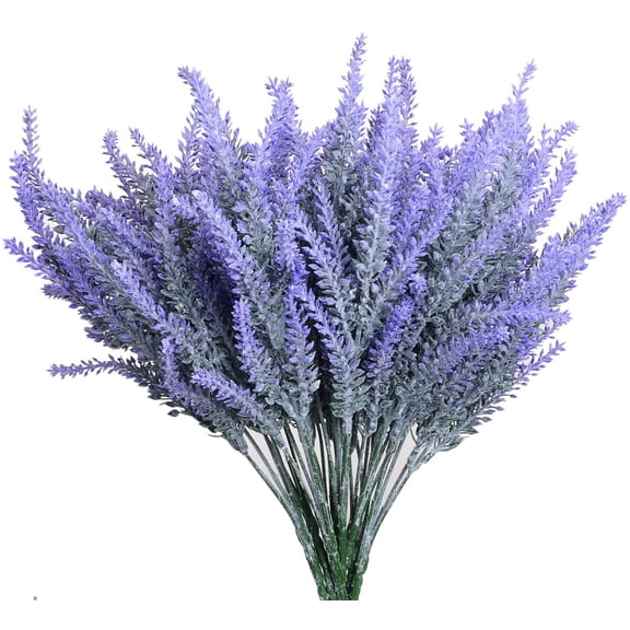 GRNSHTS Artificial Flowers Lavender Bouquet in Purple Artificial Plant for Home Decor, Wedding,Garden,Patio Decoration,4 Bundles