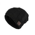 thumbnail image 1 of GRNSHTS Bluetooth Hat Beanie for Mens Gifts, Music Hat with Wireless Bluetooth V4.2 Winter Hat Built-in HD Stereo Speakers & Microphone with Rechargeable USB for Winter Outdoor Sports (Black2), 1 of 8