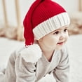 thumbnail image 1 of GRNSHTS Christmas Family Matching Hat Winter Knitted Beanie Cap for Adults Baby Xmas Parent-Child Pom Hats, 1 of 7