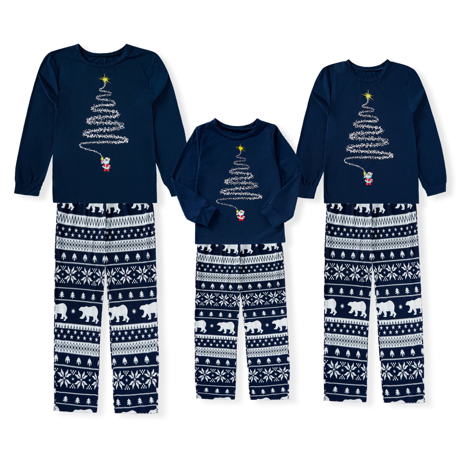 GRNSHTS Christmas Pajamas for Family Matching Family Christmas Pajamas ...