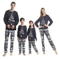 thumbnail image 1 of GRNSHTS Christmas Pyjamas Adult Kids Xmas Family Matching Nightwear PJs Sets Holiday Loungewear (Blue Mom,2XL), 1 of 10