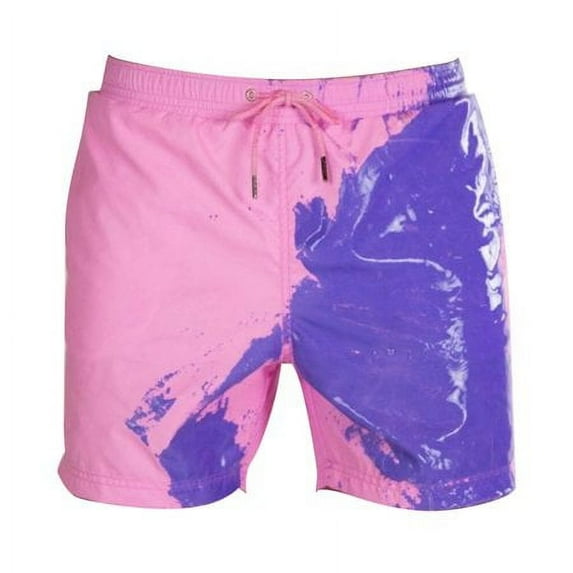 GRNSHTS Color Changing Swim Trunks Summer Beach Shorts Cool Quick Dry Board Shorts with Pockets for Men