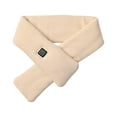 thumbnail image 1 of GRNSHTS Heated Scarf, Winter Warm Three-speed Adjustable Heating Scarf USB Heated Scarfs for Men Women (Beige), 1 of 3