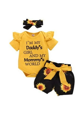 Sunflower Outfit Baby Girl