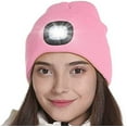 thumbnail image 1 of GRNSHTS LED Lighted Beanie, Unisex Warm Knitted Hat, Rechargeable Headlamp Cap for Outdoors, Tech Gift for Men Dad Father Him, 1 of 7