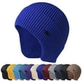 thumbnail image 1 of GRNSHTS Men Women Knit Hat Winter Warm Stretch Beanie Ear Flaps Cap Outdoor Work Ski Skull Cap (Royal Blue), 1 of 8