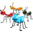 thumbnail image 1 of GRNSHTS Metal Ant Garden Yard Decor Outdoor Wall Art Decorations - Ants Decor Sculptures Ornaments Gifts for Outside Fence Backyard Lawn Tree Porch, Set of 4, 1 of 8
