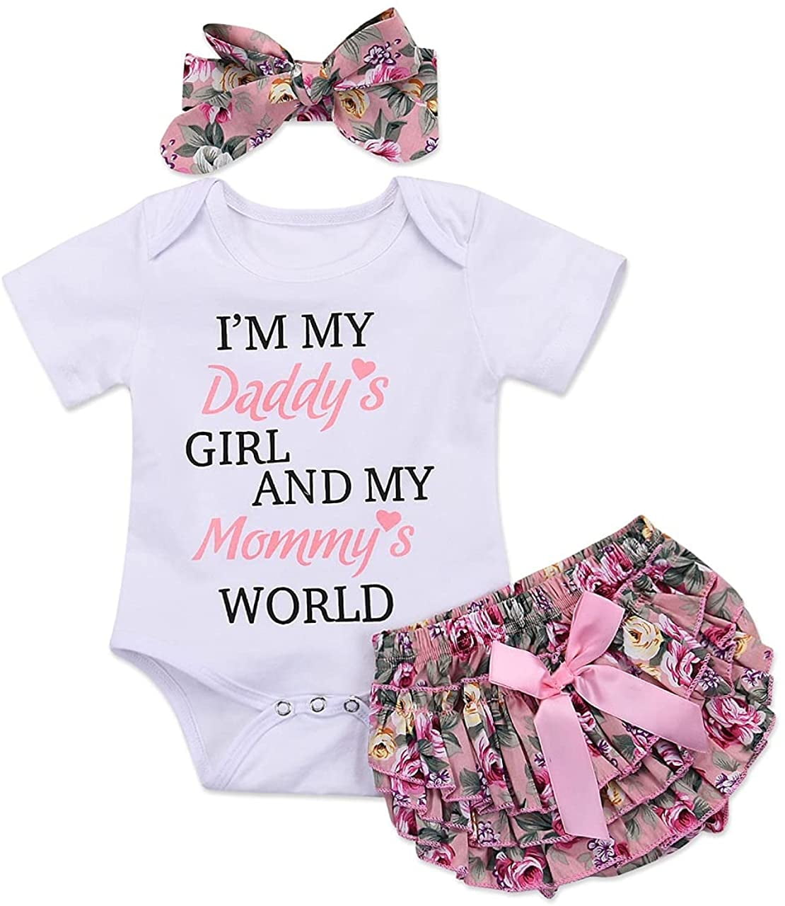 GRNSHTS Newborn Infant Baby Girls Clothes Romper Jumpsuit Bodysuit