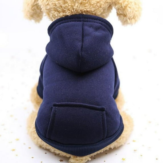 GRNSHTS Puppy Pet Hooded Sweatshirt Autumn Winter Two-legged Pocket Cat Dog Clothes