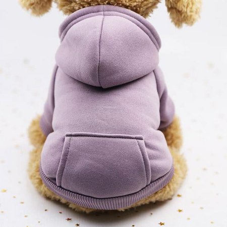 GRNSHTS Puppy Pet Hooded Sweatshirt Autumn Winter Two-legged Pocket Cat Dog Clothes