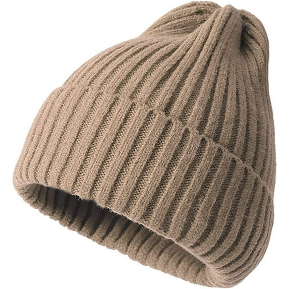 GRNSHTS Slouchy Beanie Hats for Women Winter Knitted Caps Soft Warm Ski Hat Unisex (Dark Khaki)