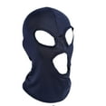 thumbnail image 1 of GRNSHTS Unisex 3 Hole Full Face Mask, Women Men Thin Balaclava Face Mask for Motorcycle Bike Hunting Cycling Cap Ski Navy Blue, 1 of 15