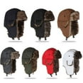 thumbnail image 1 of GRNSHTS Unisex Men Women Russian Hat Trapper Bomber Warm Trooper Ear Flaps Winter Ski Hat Solid Color Faux Fur Cap Headwear White, 1 of 6