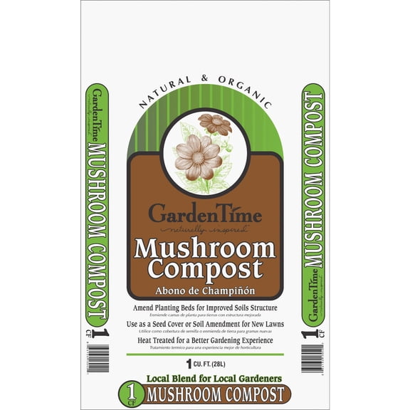 GRO-WELL Garden Time Mushroom Compost - Pack of 12