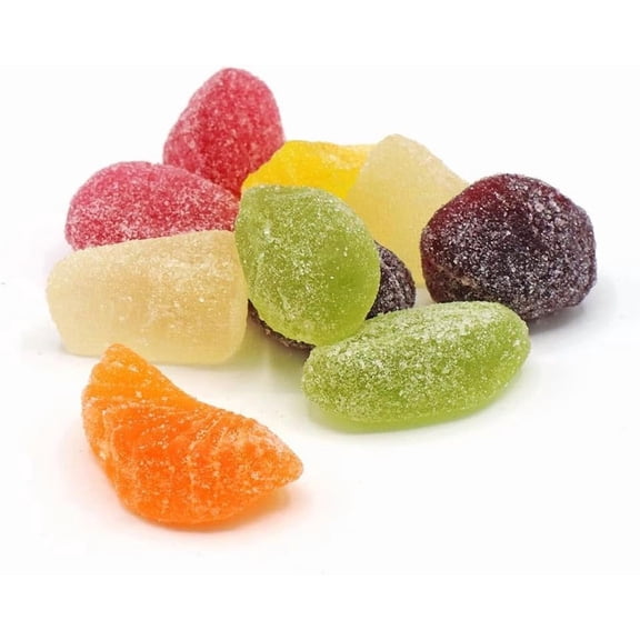 GROBITS Fruit Jellies Sweets 500g Bag, Assorted Fruit Flavoured