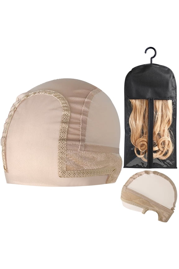 Hairband Mesh Hat 2 PCS 4*5 inch Velvet Hairband Hat Beige Lace Fix Hair