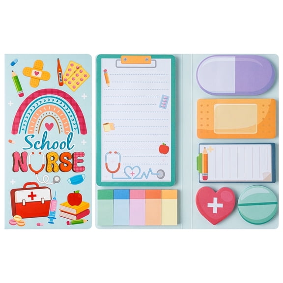 GROBRO7 Nurse Sticky Note Pad, Self Adhesive,1 Count