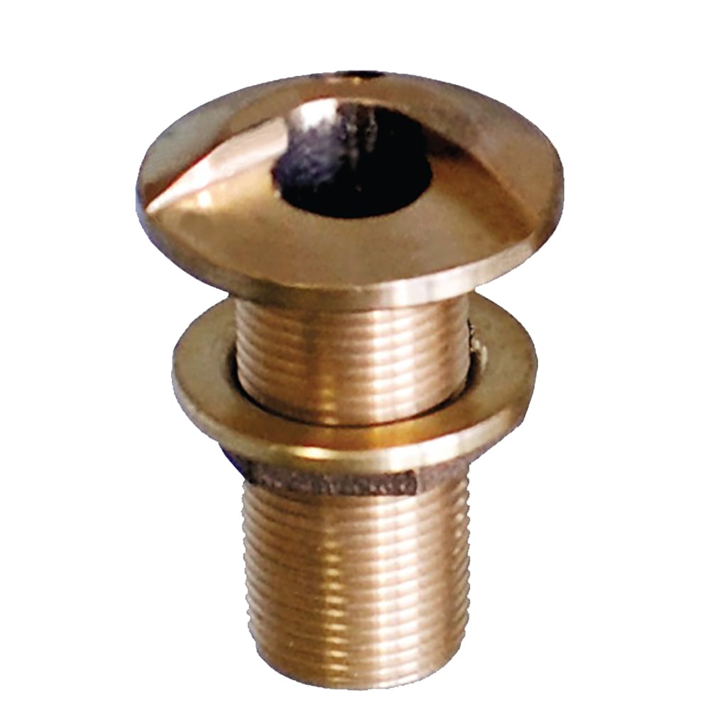 GROCO 1-1/2\" Bronze High Speed Thru-Hull Fitting W/Nut HSTH-1500-W - By NuWave Marine