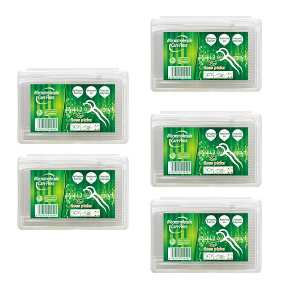 GROFRY 1/5 Box 50Pcs Dental Cleaning Floss Picks Oral Care Teeth Toothpicks Sticks