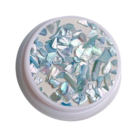 GROFRY 1 Box Nail Ornament Irregular Shape Shiny Effect Exquisite DIY Craft Nail Charm Rhinestone Multi-sized Glitter Nail 3D Decoration Salon Accessories,A