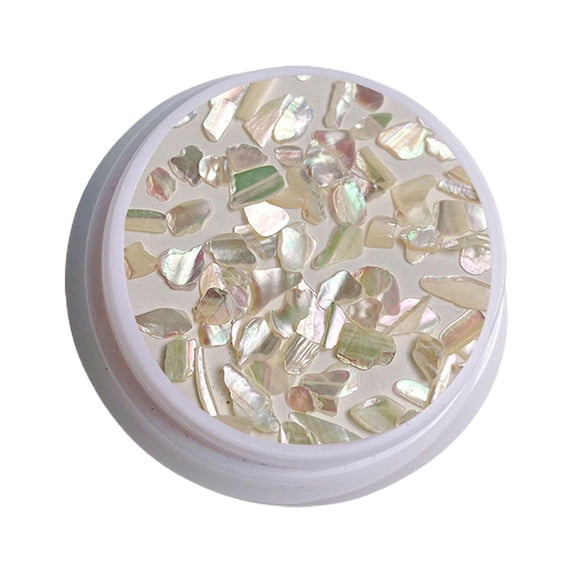 GROFRY 1 Box Nail Ornament Irregular Shape Shiny Effect Exquisite DIY Craft Nail Charm Rhinestone Multi-sized Glitter Nail 3D Decoration Salon Accessories,E