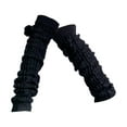thumbnail image 1 of GROFRY 1 Pair Thickened Warm Elastic Leg Warm Socks Japanese Style Sweet Girl Ribbed Knitted Boot Cuffs for Daily Wear, 1 of 8