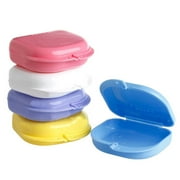 GROFRY 1 Pc Dental Retainer Denture False Tooth Storage Case Box Mouthguard Container