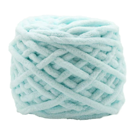 GROFRY 1 Roll 32M Yarn Soft Wide Usage Polyester Hand Woven DIY Craft Crochet Yarn for Patchwork