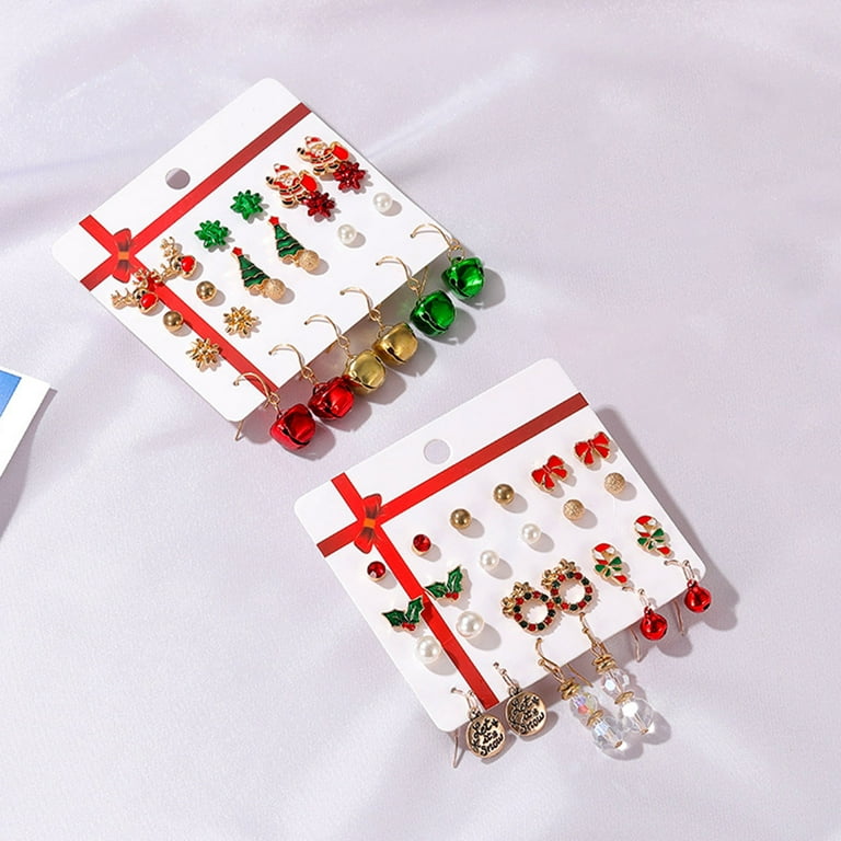 Christmas earrings at walmart clearance