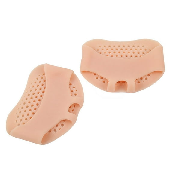 GROFRY 1Pair Women Silicone Breathable Forefoot High Heel Shoes Insole Half Yard Pads