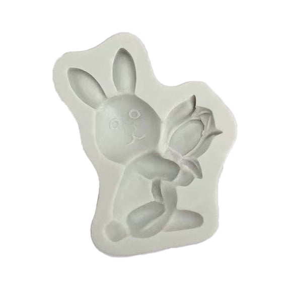GROFRY Baking Mold Non-stick BPA Free Silicone 3D Perfect Result Rabbit Baking Mold for Kitchen
