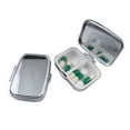 thumbnail image 1 of GROFRY Durable Metal Heart Round Medicine Organizer Holder Container Pill Box Case, 1 of 4