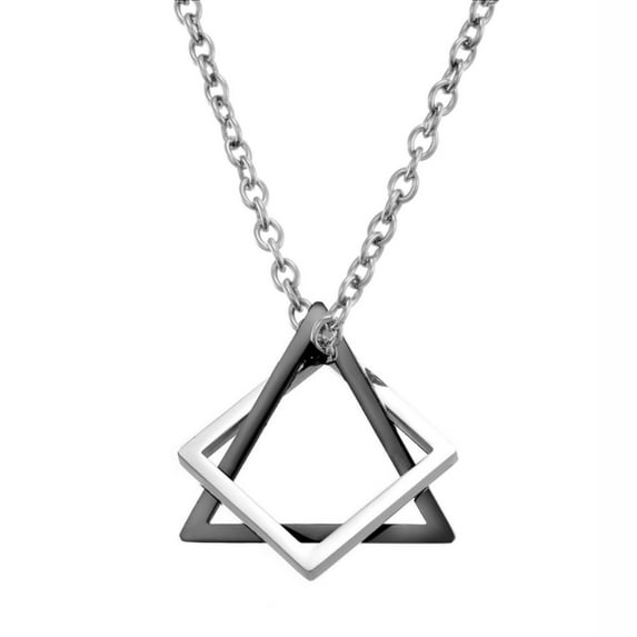 GROFRY Exquisite Men Necklace Contrast Color Shape Hip hop Style Retro Men Pendant for Daily Wear