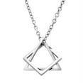 thumbnail image 1 of GROFRY Exquisite Men Necklace Contrast Color Shape Hip hop Style Retro Men Pendant for Daily Wear, 1 of 7
