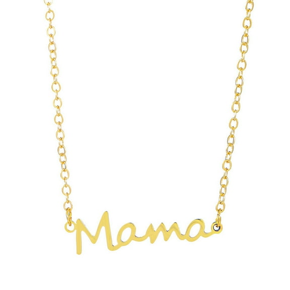 GROFRY Mama Necklace Small Mama Pendant Necklace Mother Day Jewelry Gift for New Mom Women Wife Anniversary