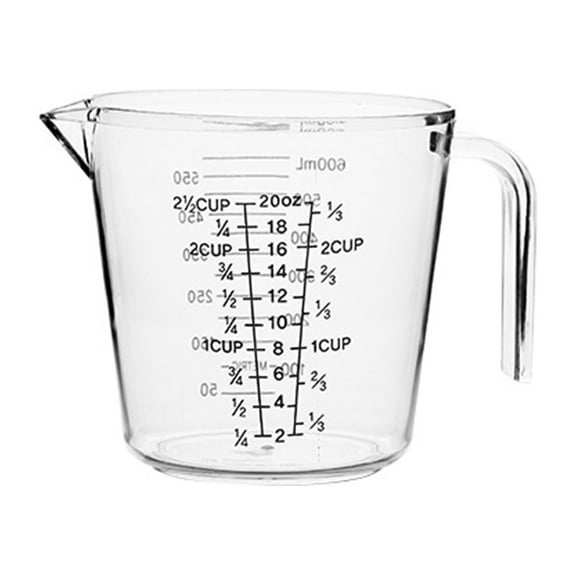 GROFRY Practical Food-grade Measuring Cup Clear Scale Precise Plastic Measuring Jar for Baking