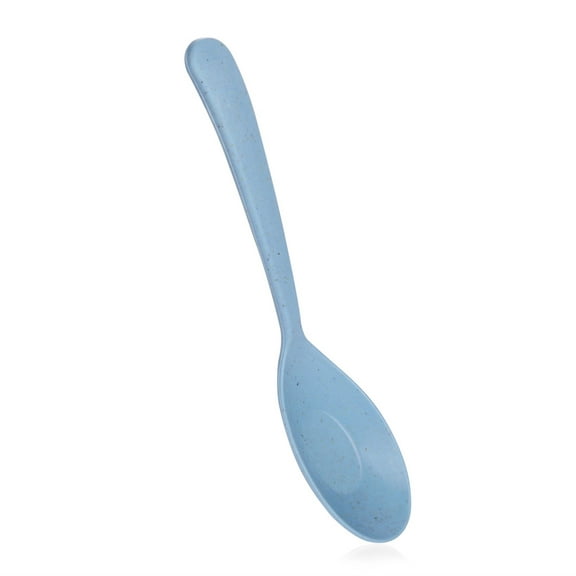 GROFRY Soup Spoon Eco-friendly Long Handle Plastic Microwave Dishwasher Safe Porridge Spoon Kids Tableware