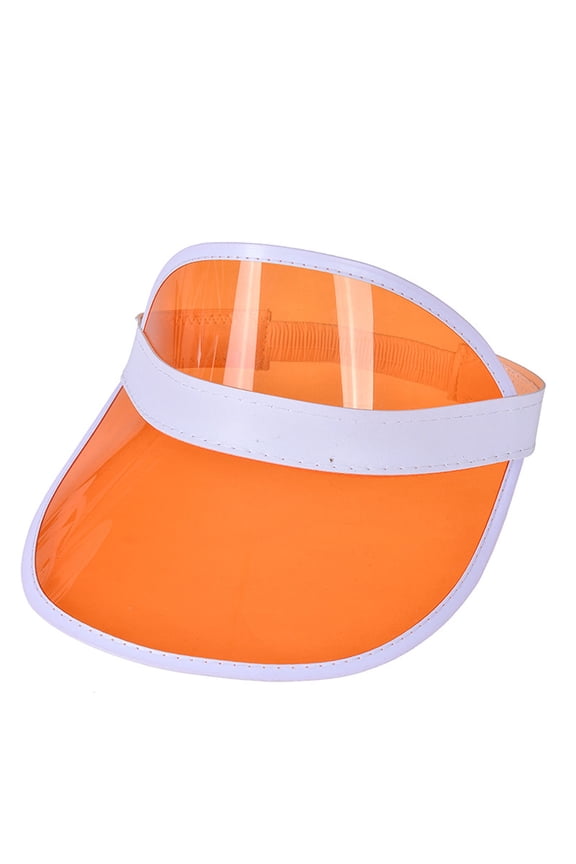 Ultra-thin Transparent Visor Hats Sweat Absorb Outdoor Supplies Sun Transparent Beach Visor Cap