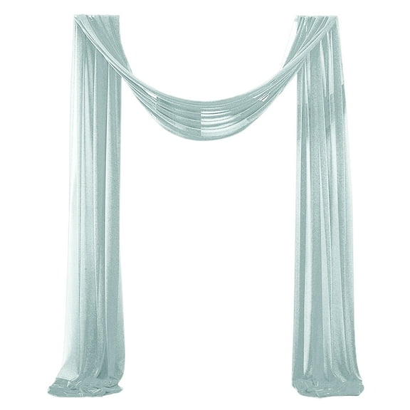 GROFRY Wedding Arch Drape Chiffon Curtain Drapery Tulle Drapery Draping Decoration for Weddings Ceremony Reception Banquets