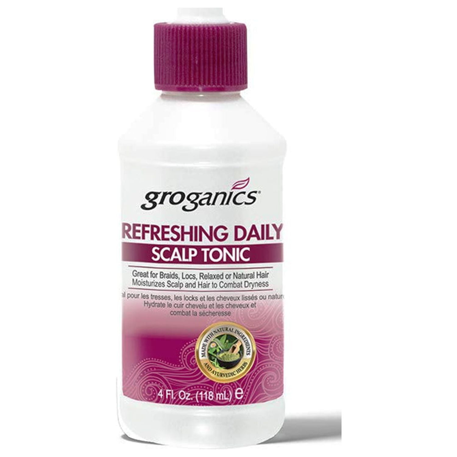 GROGANICS Refreshing Daily Scalp Tonic (4oz) GROGANICS Refreshing Daily Scalp Tonic (4oz)