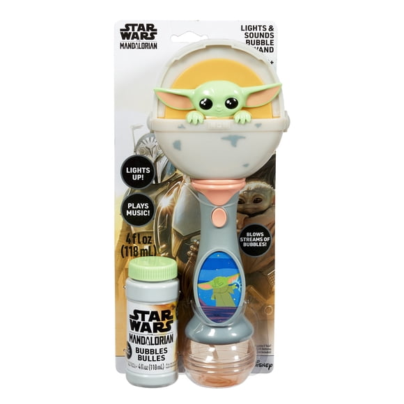 Little Kids Inc Grogu Lights & Sounds Bubble Wand