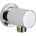 thumbnail image 1 of GROHE 26635000 Rainshower Shower Wall Union, Starlight Chrome, 1 of 2