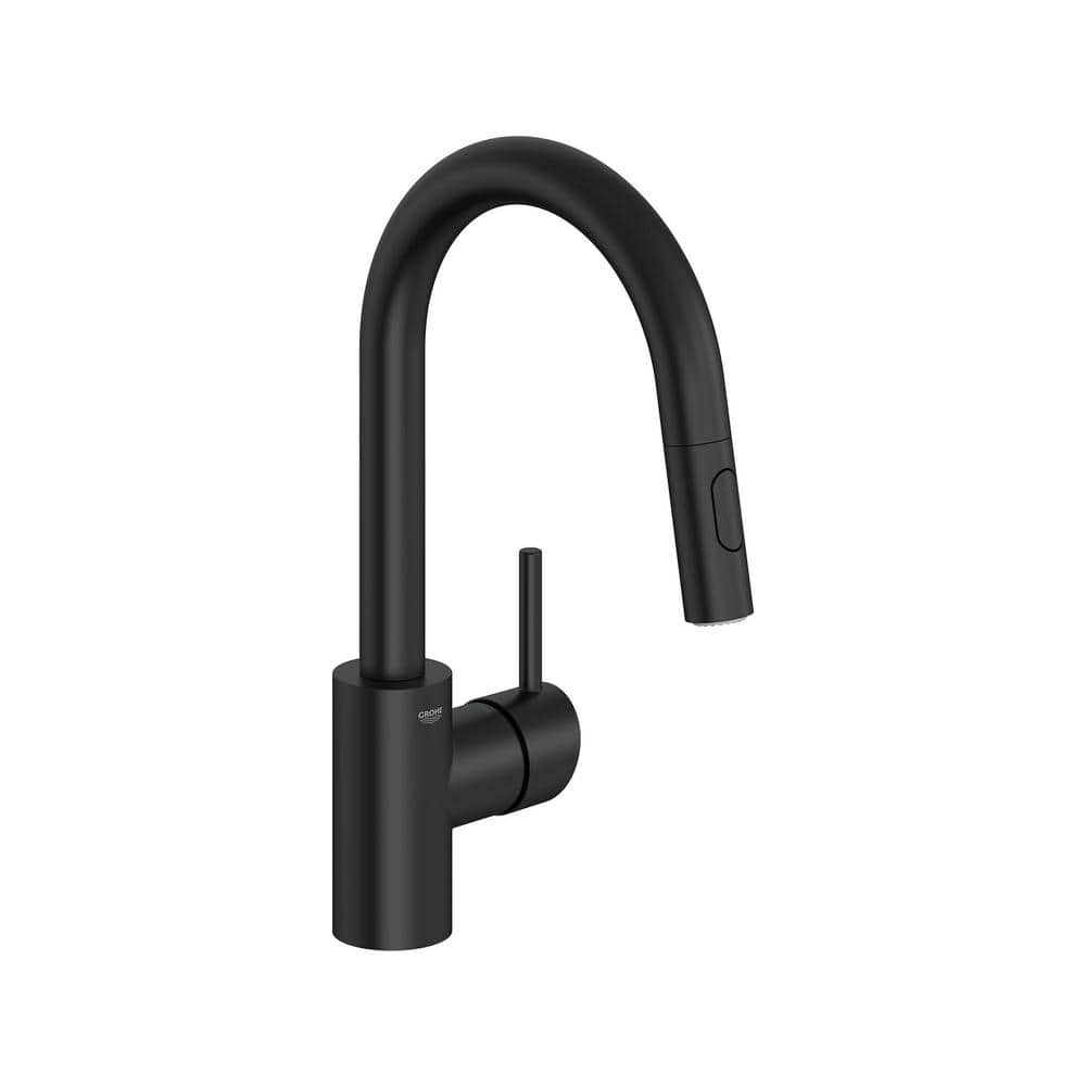 GROHE Concetto Single Handle Pull Out Sprayer Kitchen Faucet Matte GROHE Concetto Single Handle Pull Out Sprayer Kitchen Faucet Matte