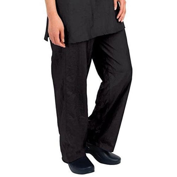 GROOMING PANTS All Sizes and Colors Groomers Comfort Apparel Water Repellant (Medium Basic - Black)