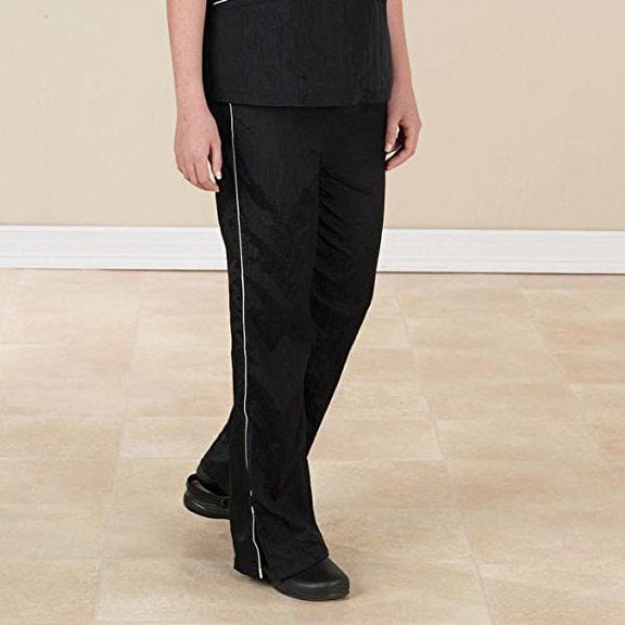 GROOMING PANTS All Sizes and Colors Groomers Comfort Apparel Water Repellant (xLarge Contrast - Black/White)