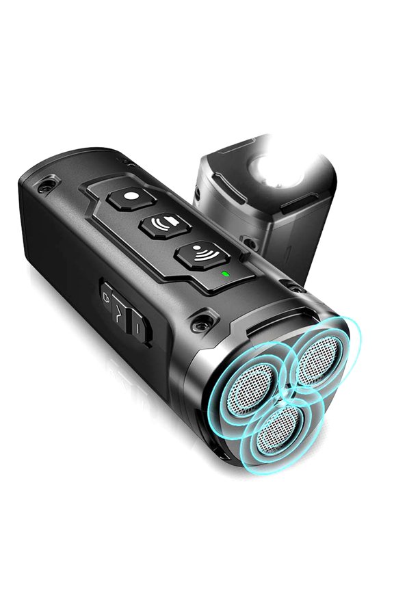 50 Ft Ultrasonic Dog Bark Deterrent Device Bark Stopper for All Dog Sizes Black