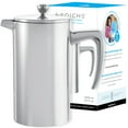 thumbnail image 1 of GROSCHE Dublin Stainless Steel French Press Coffee maker - 8 Cup | 34 FL Oz Capacity Coffee Press stainless steel, 1 of 10