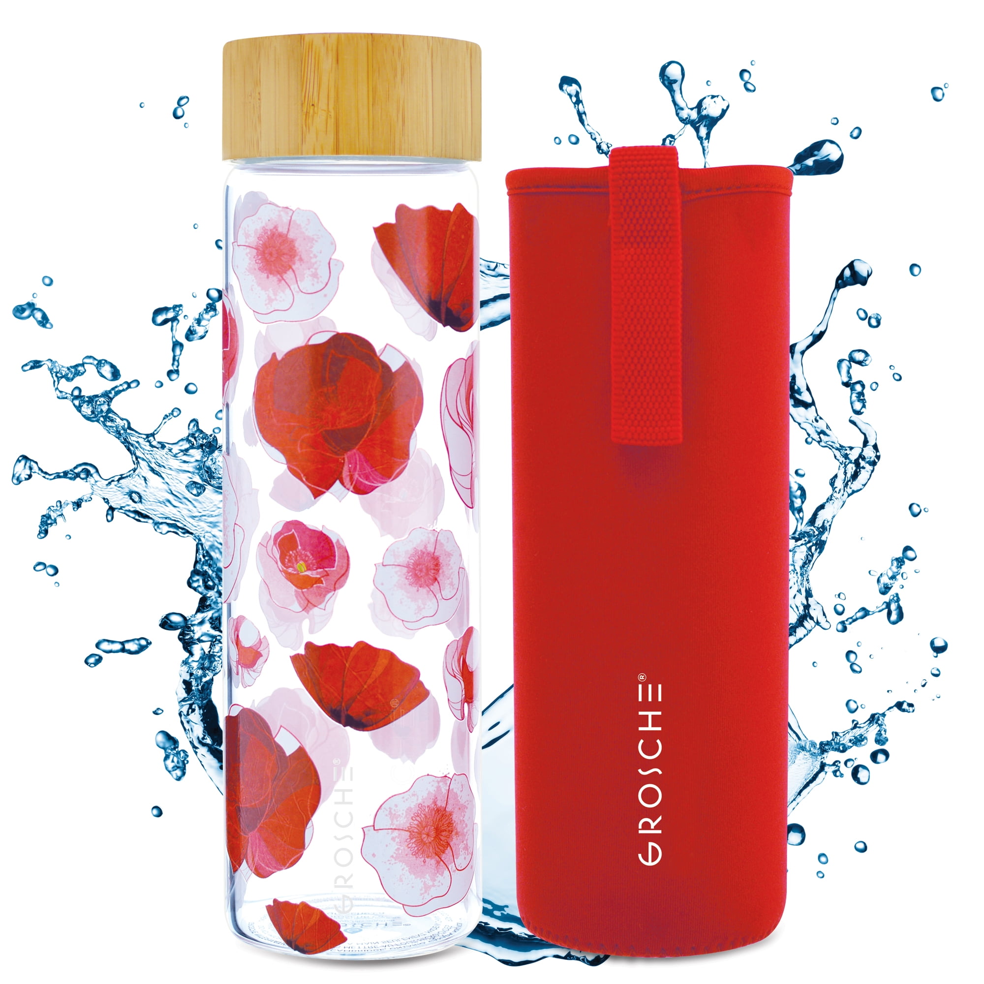 https://i5.walmartimages.com/seo/GROSCHE-Venice-Glass-Water-Bottle-670-ml-22-6-fl-oz-Red-Poppy-Flowers-print-bamboo-lid-Borosilicate-neoprene-sleeve-Heatproof-reusable-borosilicate-g_e3f80570-febc-432f-b716-e998b52dbd48.451af75bd29b0b53dc97fa20d41000c4.jpeg