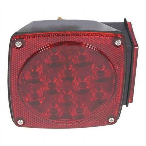 GROTE 51982 Stop/Tail/Turn Light,LED Lamp,Red,12VDC