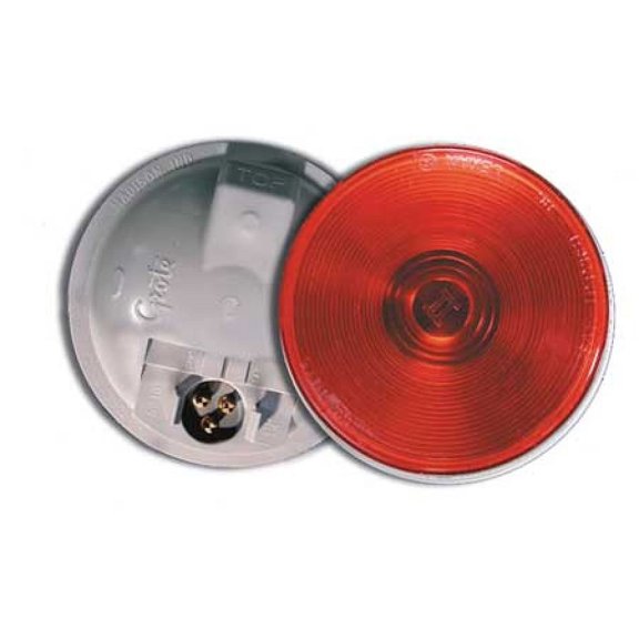 GROTE 53102 Stop/Tail/Turn Lamp,Red,Round